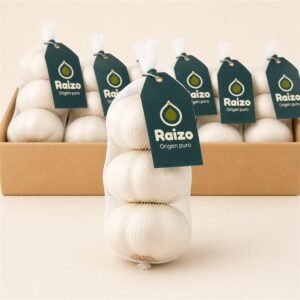 Ajo 3pc · Caja de 100 mayas